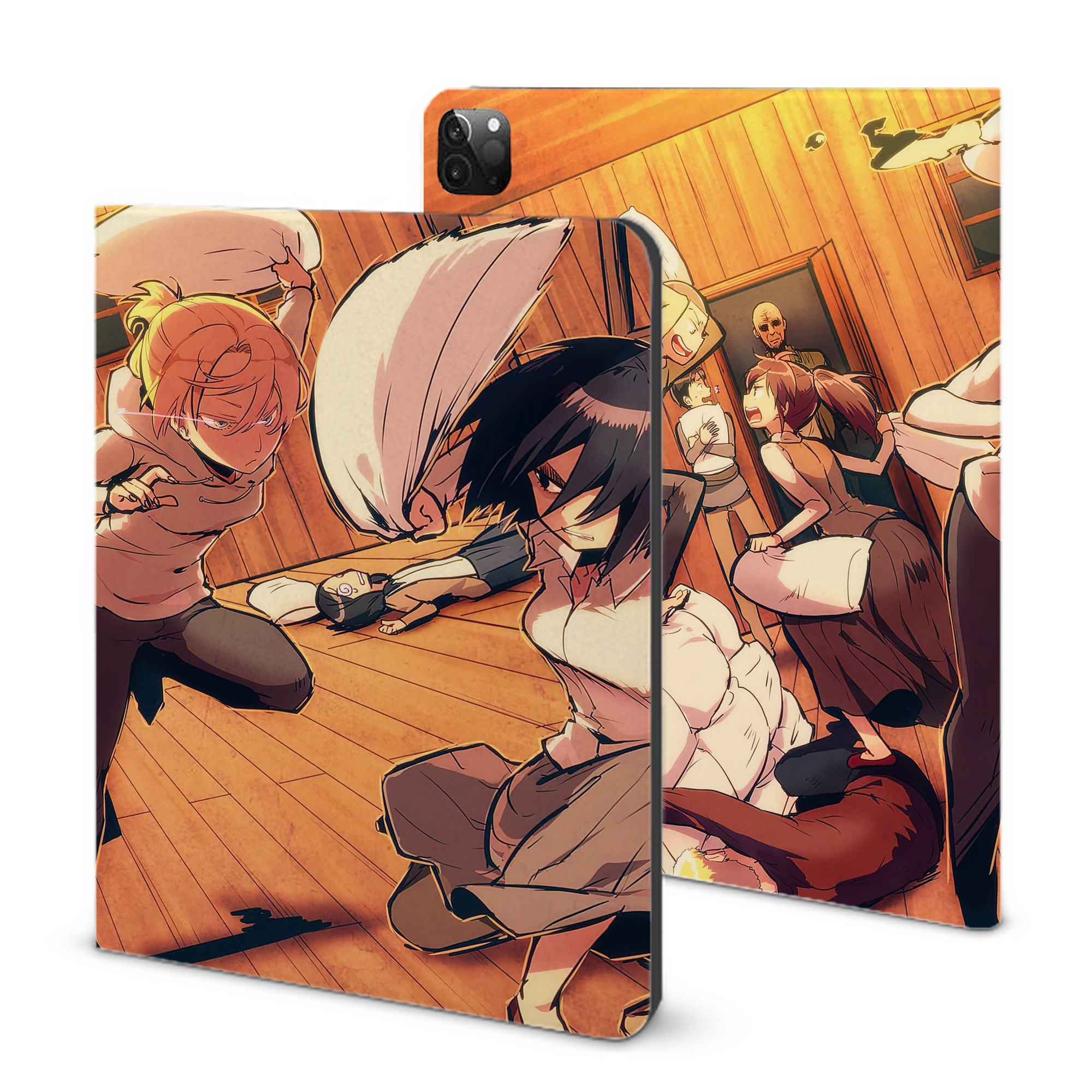 （画像用） 進撃の巨人 Attack on Titan IPadケース ペンホルダー付き ブックスタイルデザイン